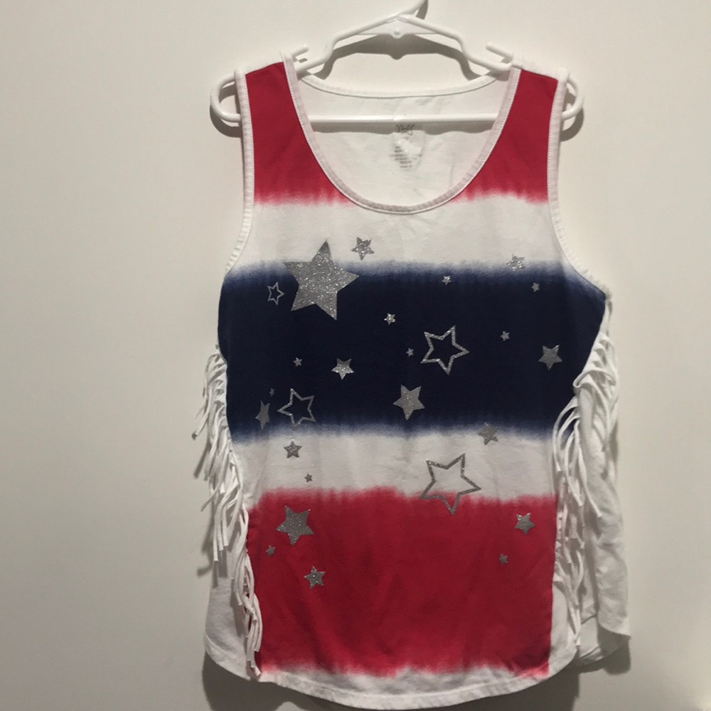 Girls USA 🇺🇸 flag Tank Top GUC